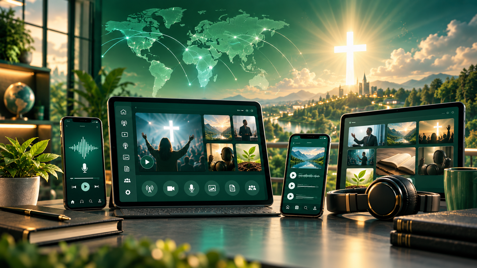 Cloud Christian media services