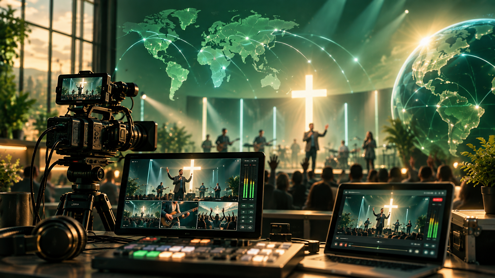 Custom live video control software