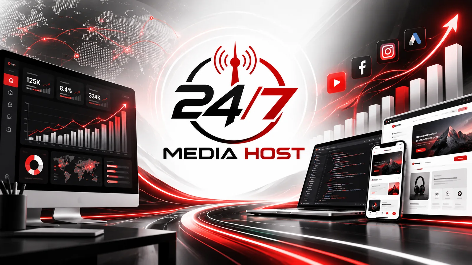 24/7 Media Host digital technology and growth platform