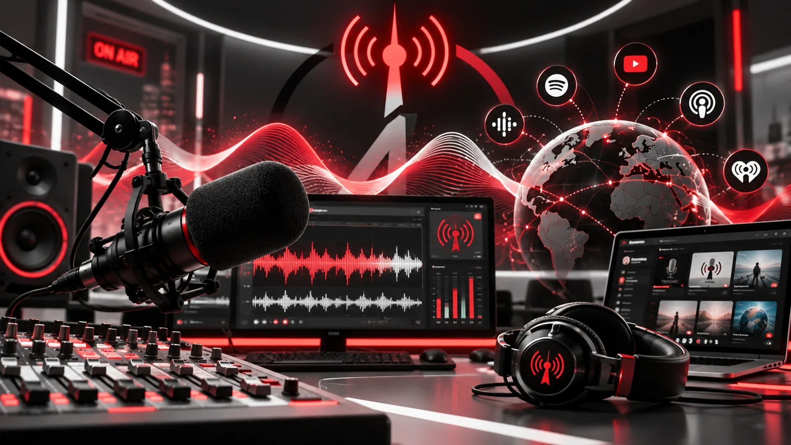 Radio Hosting from 24/7 Media Host