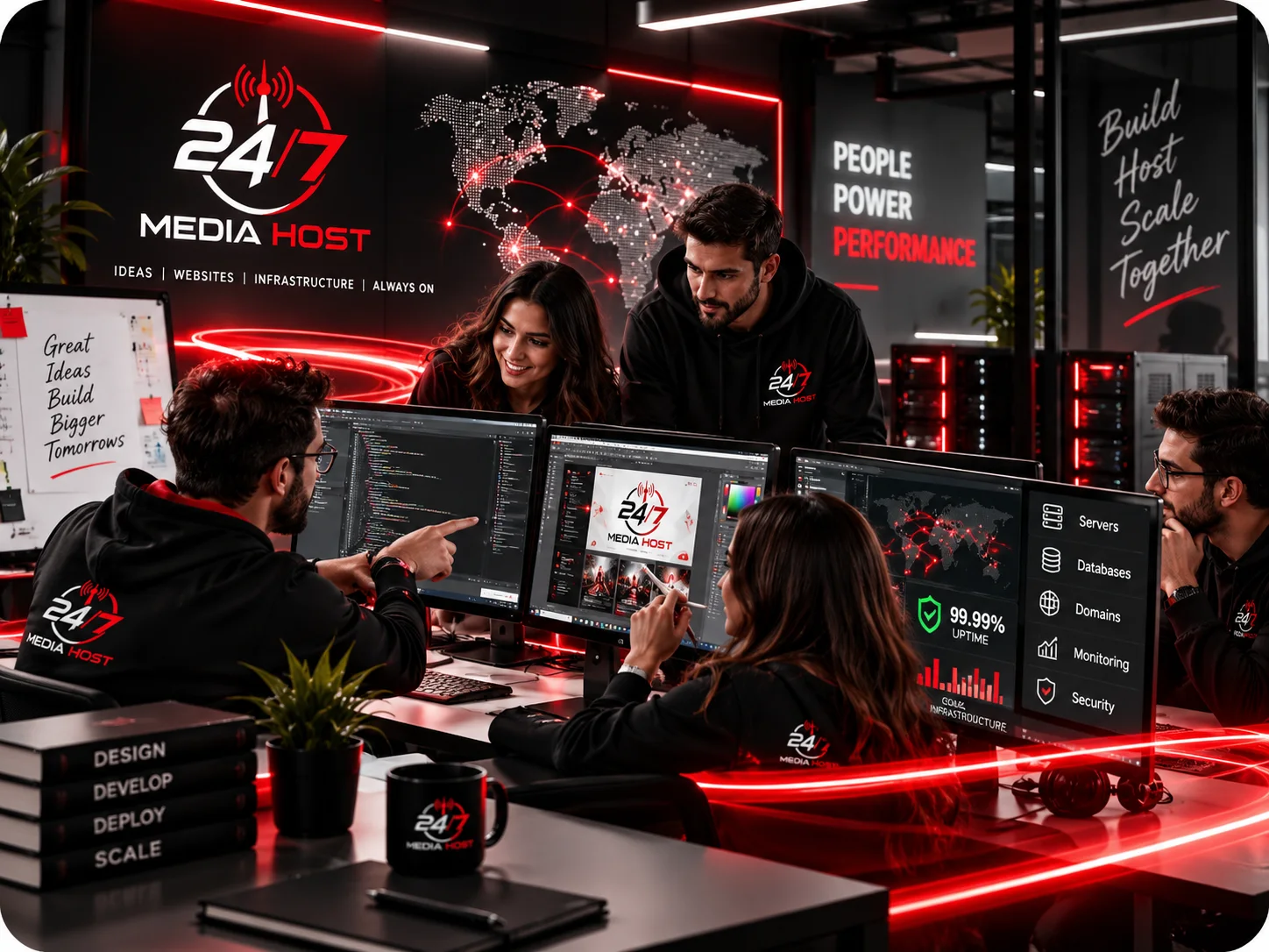 24/7 Media Host global digital infrastructure and cloud hosting network